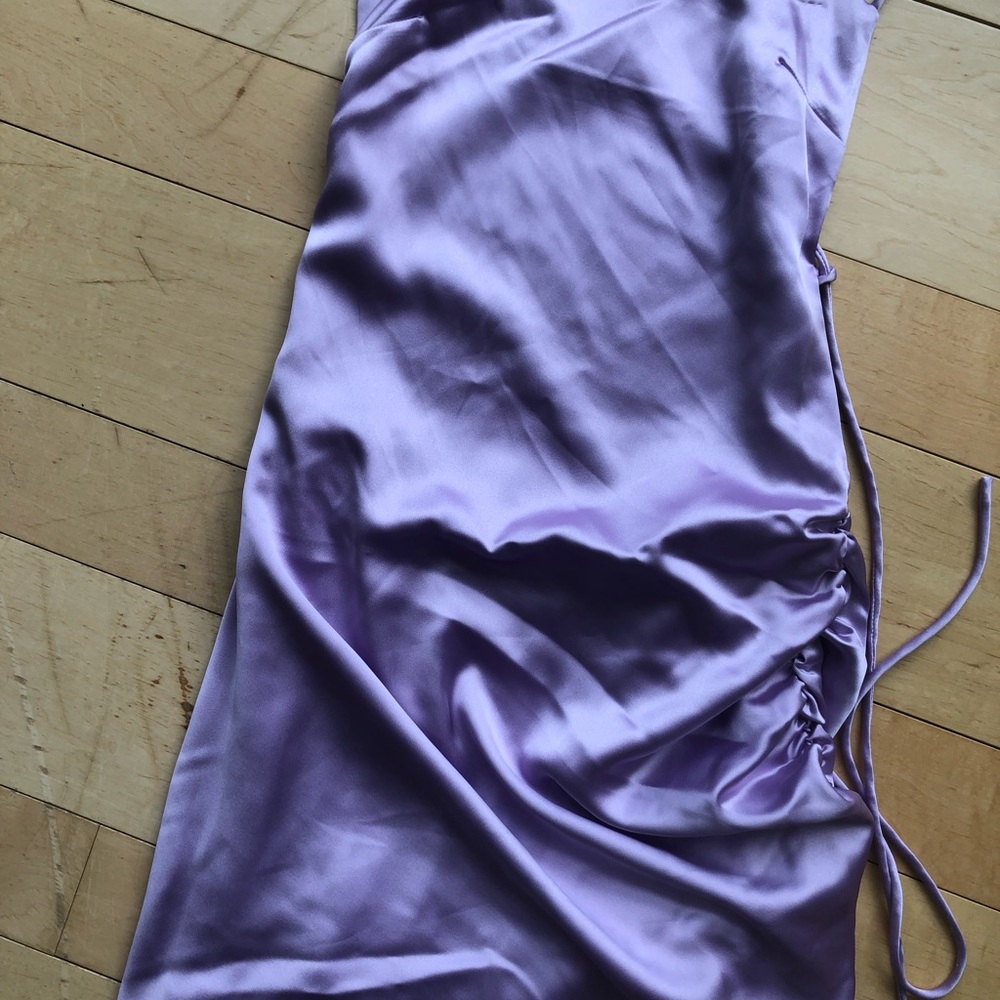 NWOT Forever 21 Lilac Satin Dress